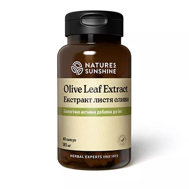 Экстракт Листьев Оливы НСП / Olive Leaf Extract NSP в капсулах - Предотвращает вирусную активность в том числе герпес и грипп